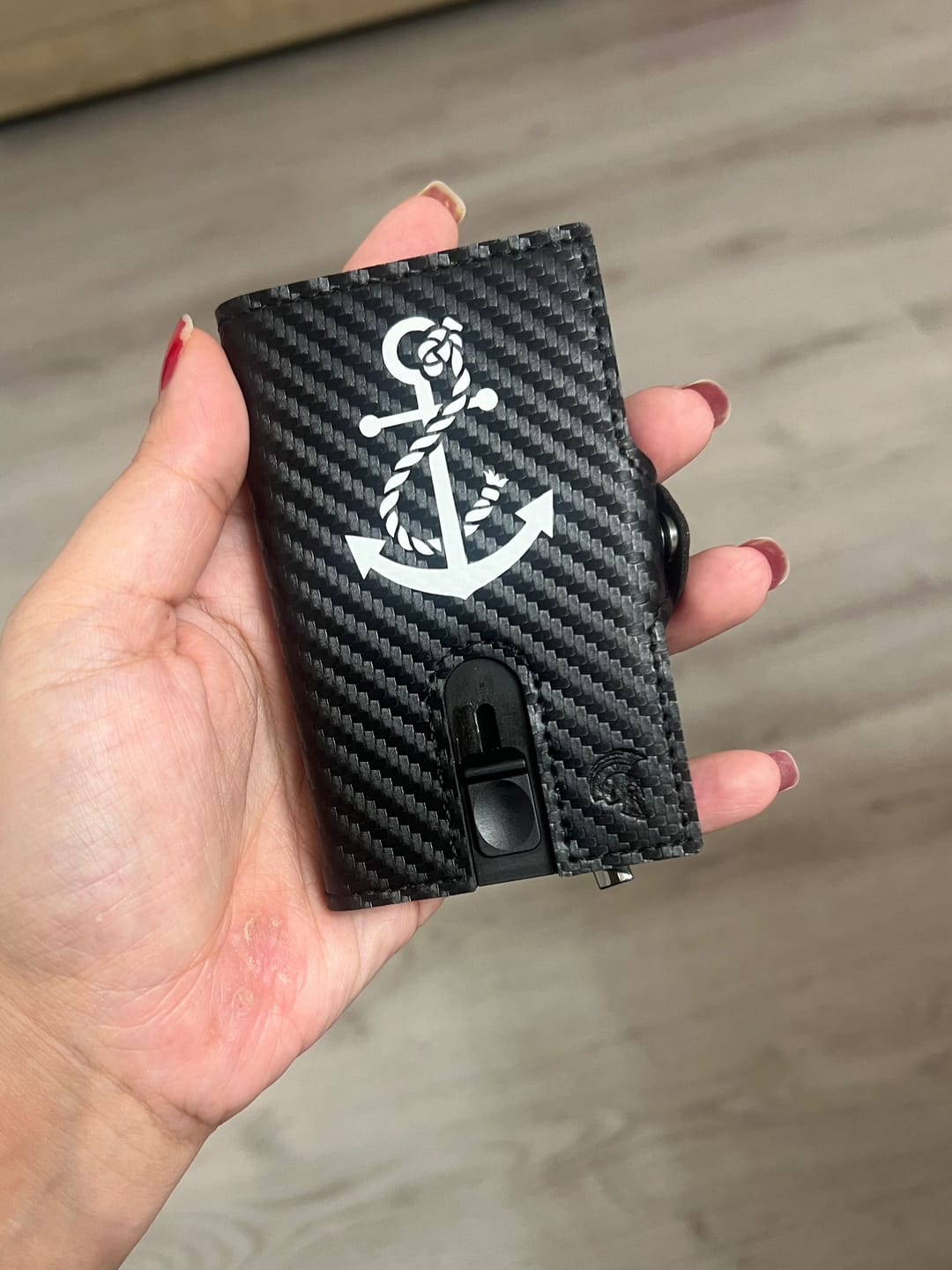 Customer photo review of Slim Wallet