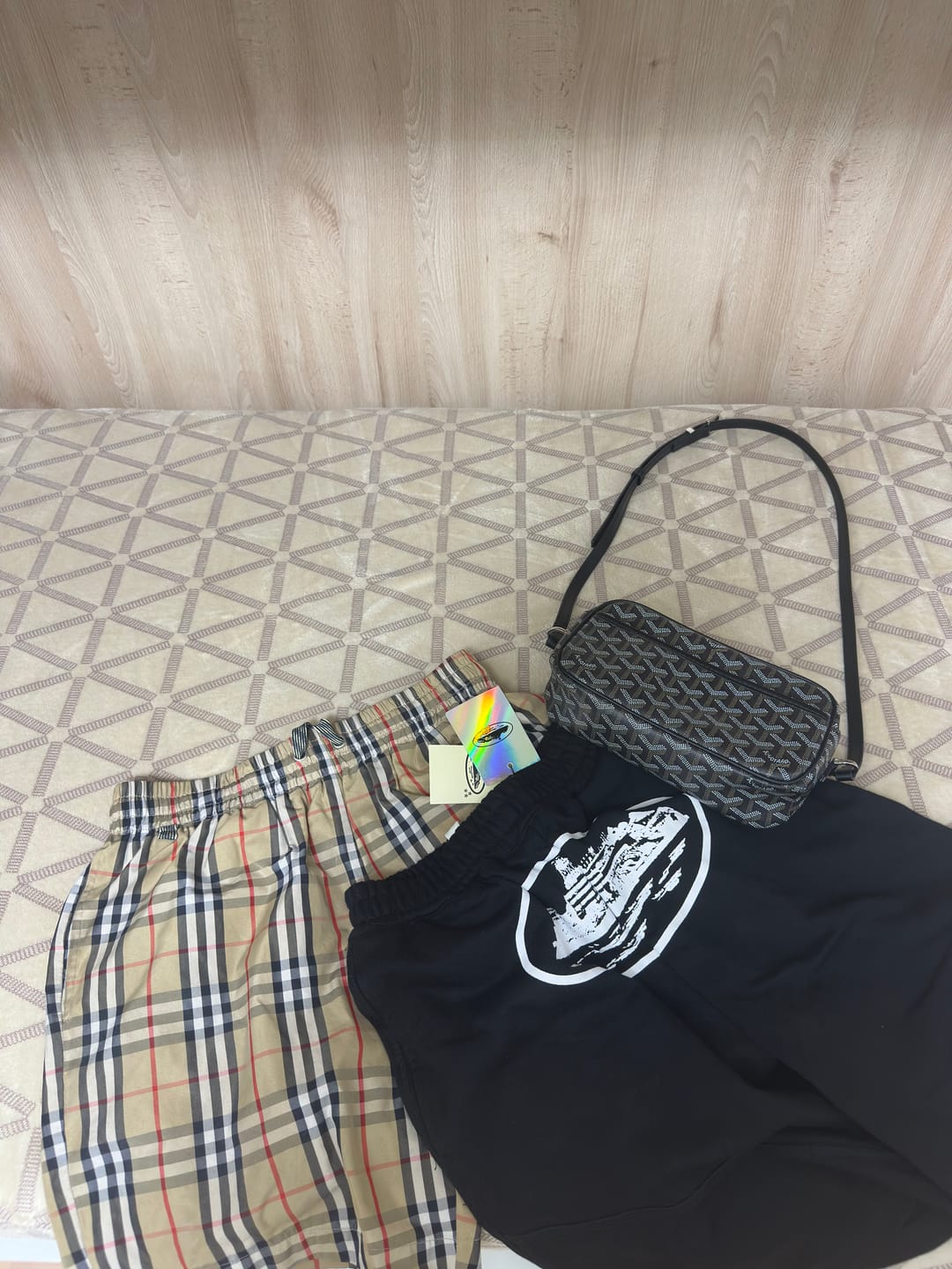 Customer photo review of Goyard Cap-Vert classic black & tan