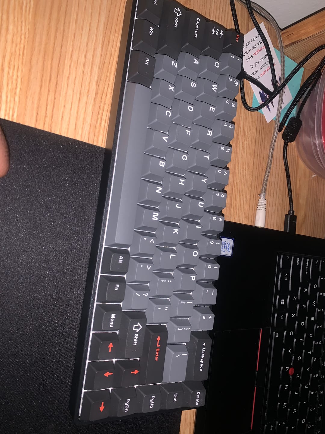 Customer photo review of DrunkDeer G65 - Wired Actuation Distance Adjustable HE Magnetic Switch Gaming Keyboard