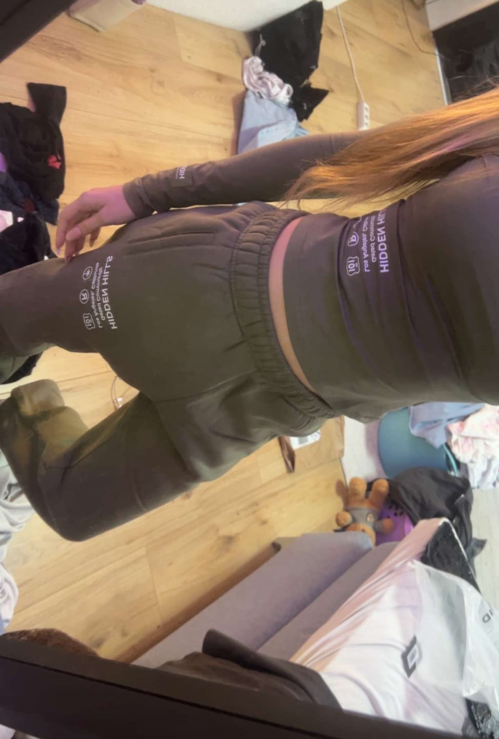Customer photo review of LABEL ZIP HOODIE SAGE