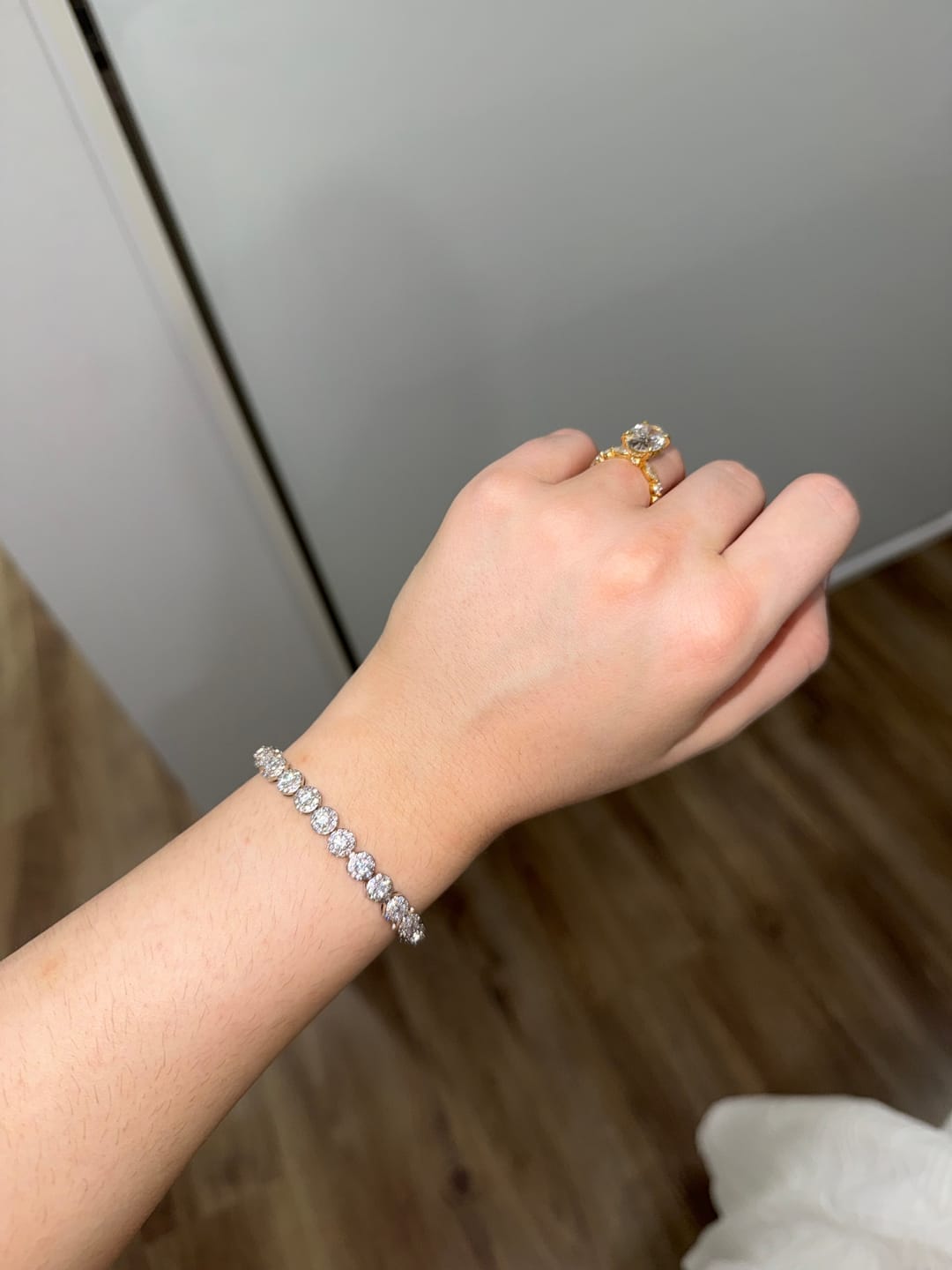Customer photo review of ANGELINA BRACELET - SILVER