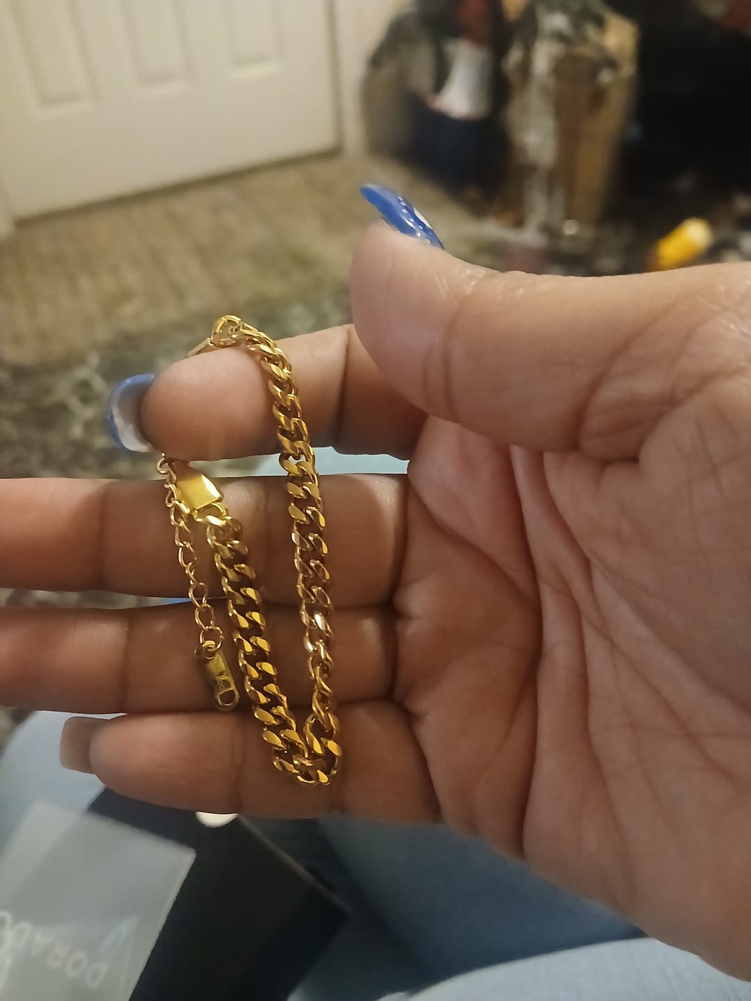 Customer photo review of Cuban Link Bracelet - 5mm