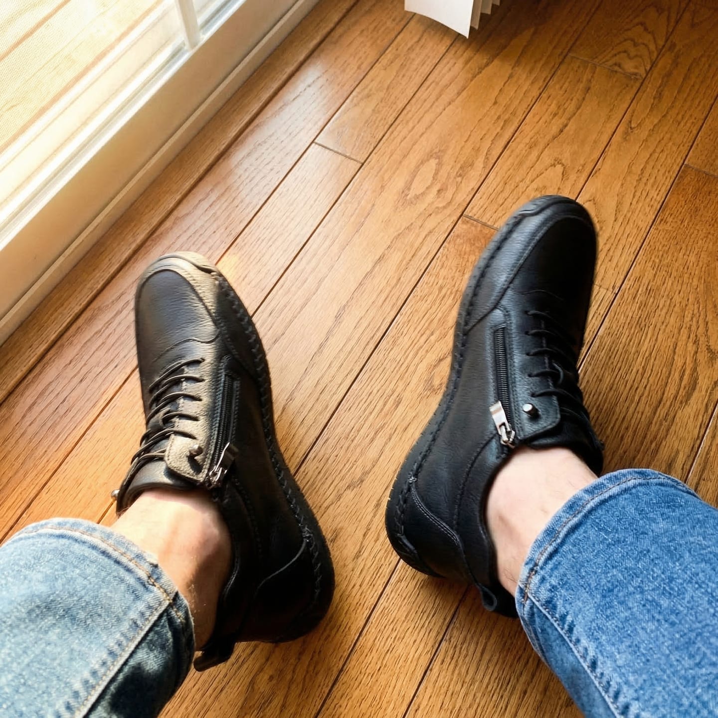 Customer photo review of Barevita Grace | Healthy & Supportive Low Ankle Boot