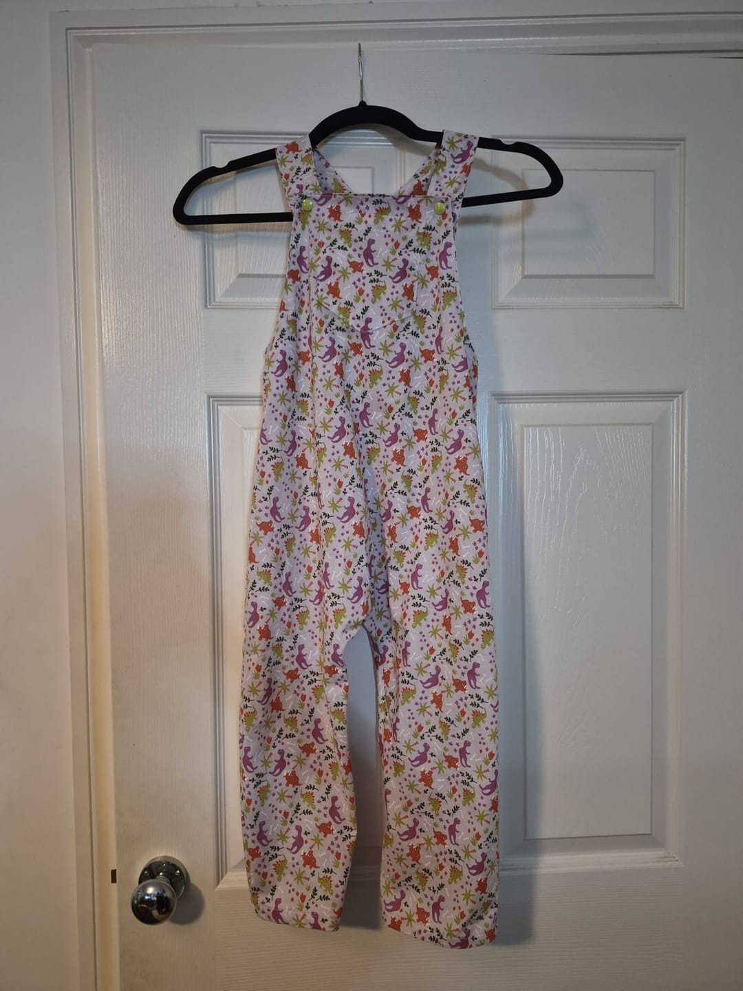 Customer photo review of Multicoloured Dinosaurs Polycotton Fabric