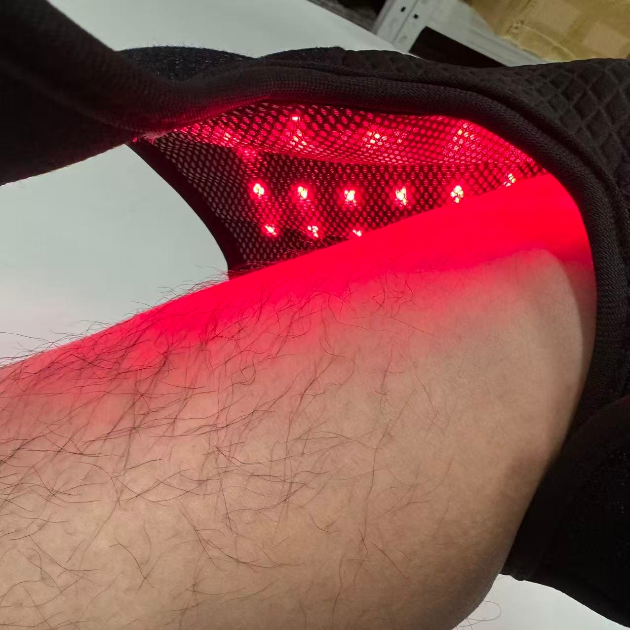 Customer photo review of Red Light Therapy Multi Joint Wrap