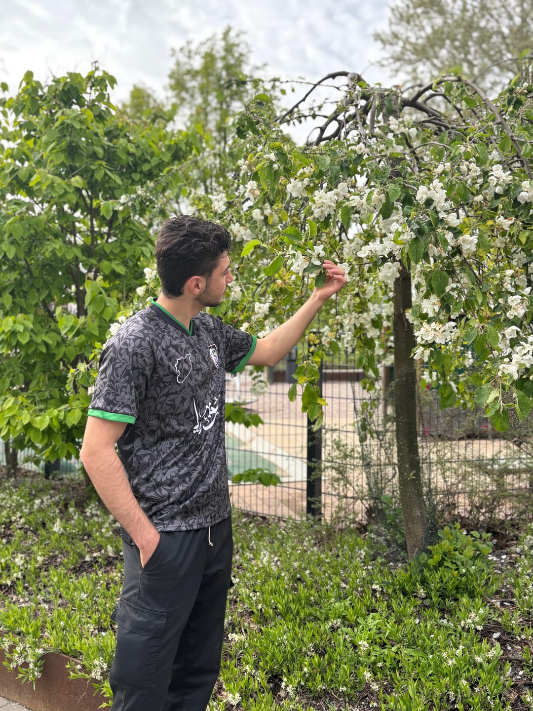 Customer photo review of Syria Jersey - Jasmine White