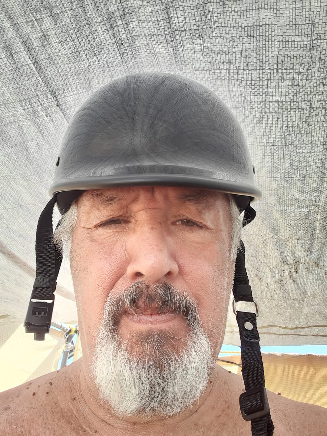 Customer photo review of Low Profile Reversible DOT Polo Helmet / Gloss Black