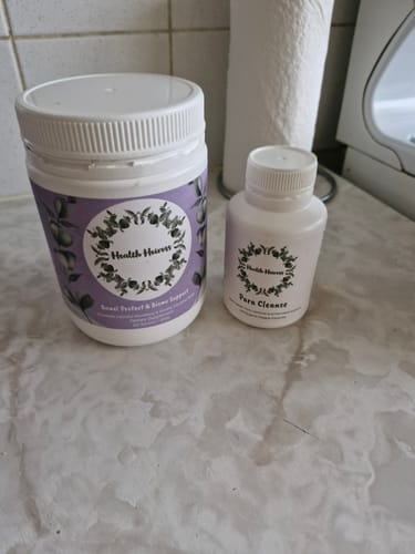 Customer photo review of Gut Harmony & Natural Detox Set