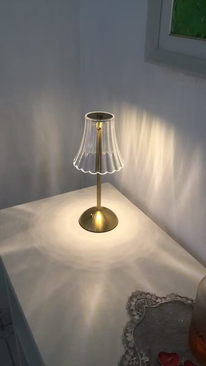 Customer photo review of Modern Cordless Table Lamp