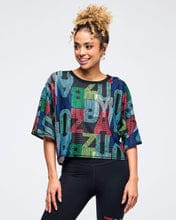 Customer photo review of Latin Movement Boxy Dolman Crop Top