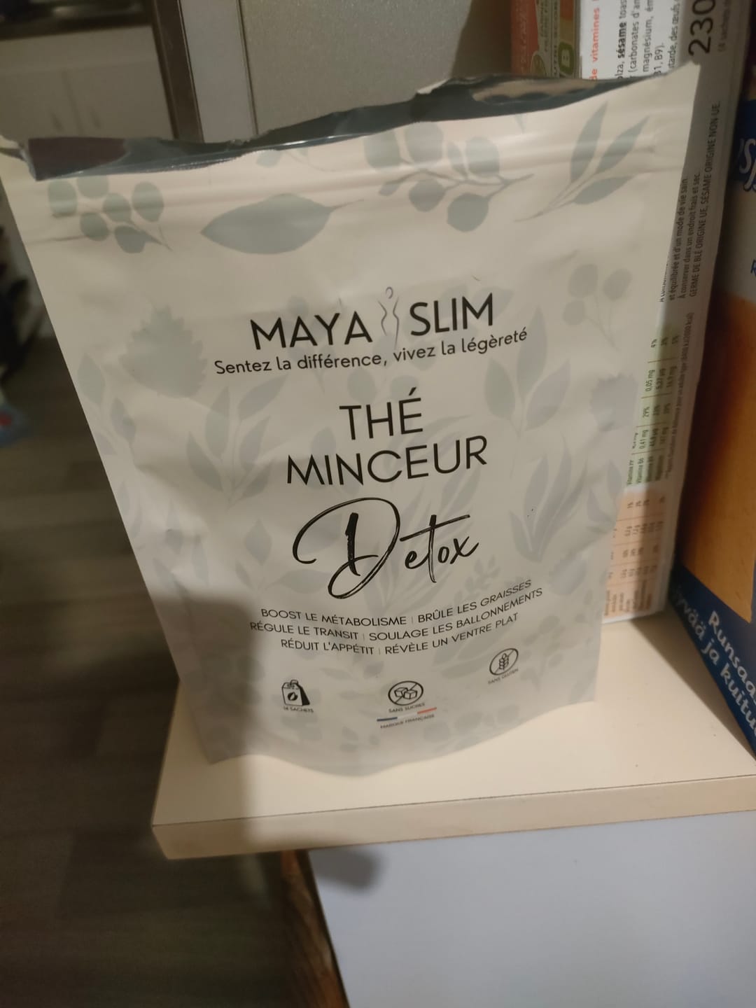Customer photo review of Thé Minceur Detox