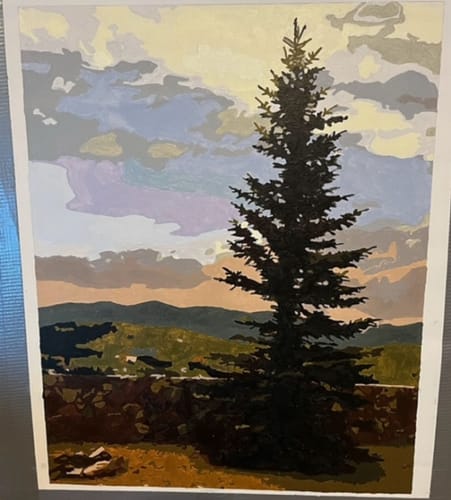 Customer photo review of Custom Paint By Numbers - Turn Trip Memory into Art