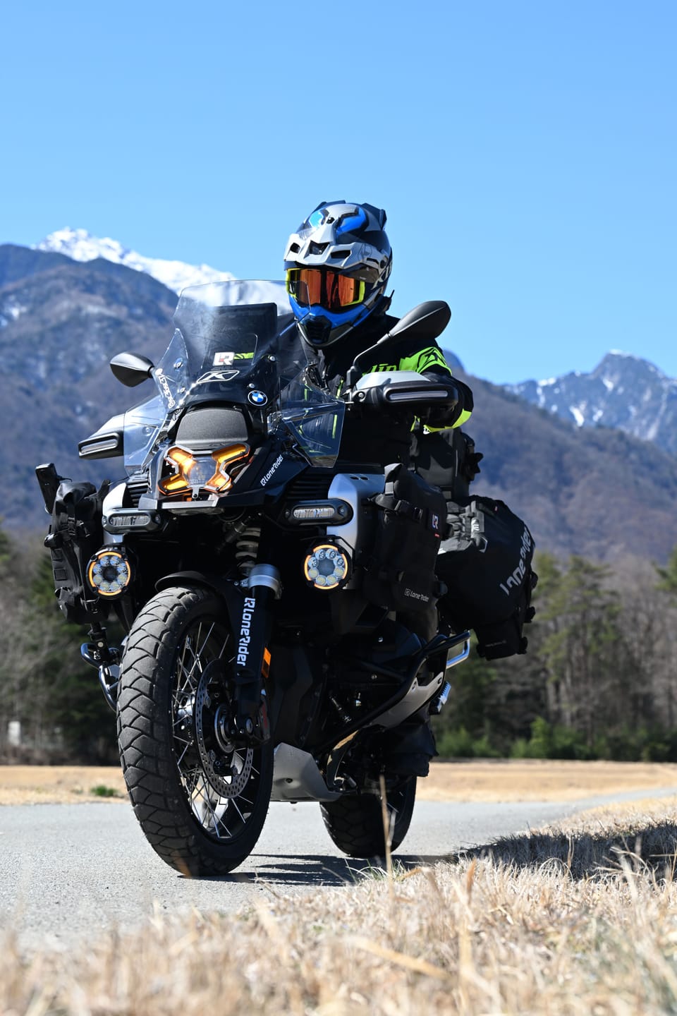 Customer photo review of Under Nose Mount for Motorcycle Lights