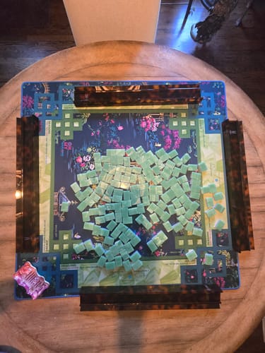 Customer photo review of Tortoiseshell Mahjong Racks