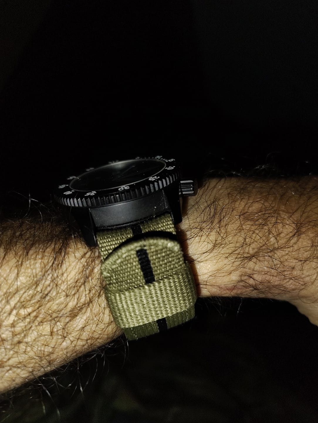 Customer photo review of Glomar Explorer - Hook & Loop Strap Striped