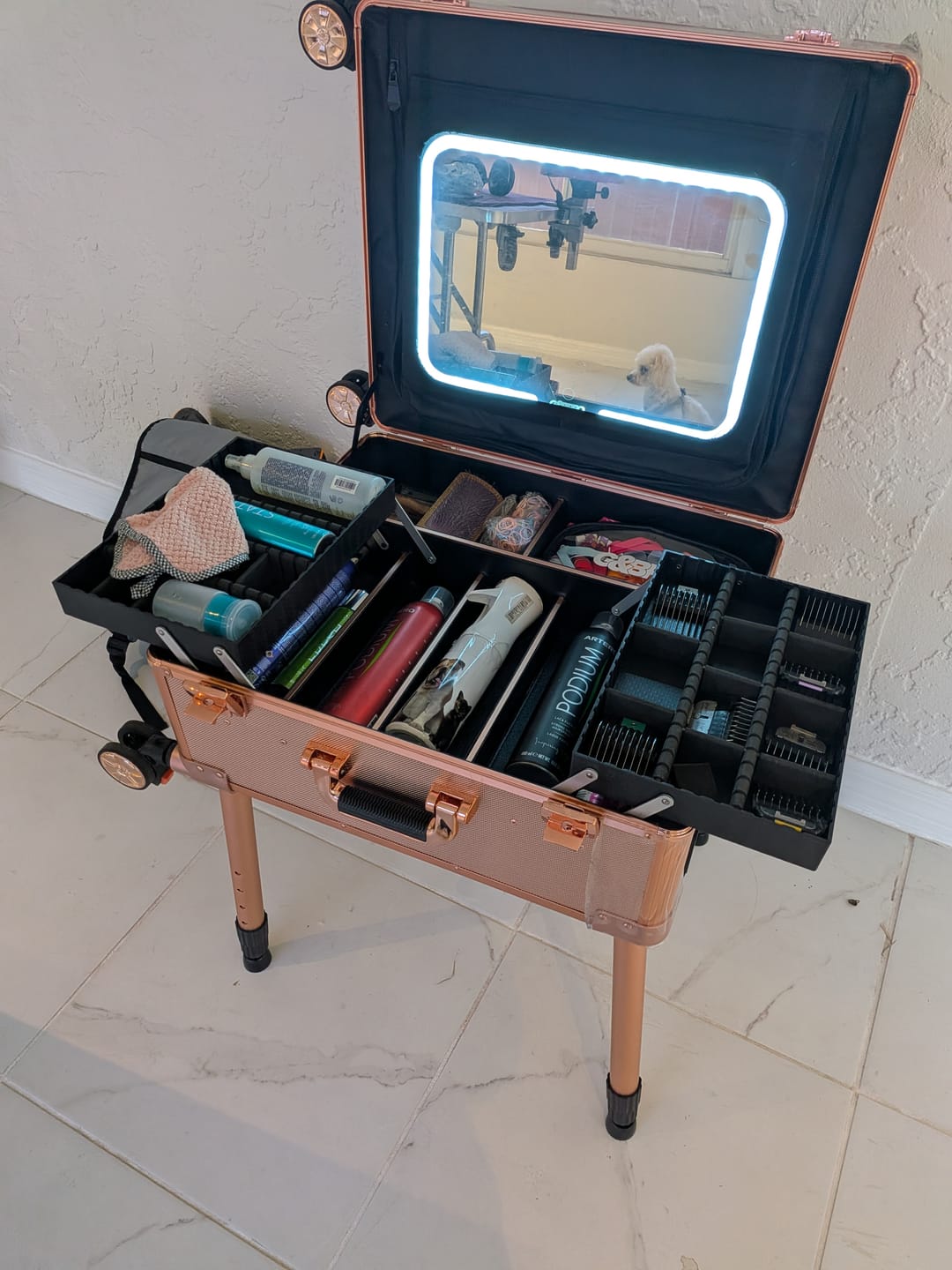 Customer photo review of Roller Elite Mobile Station