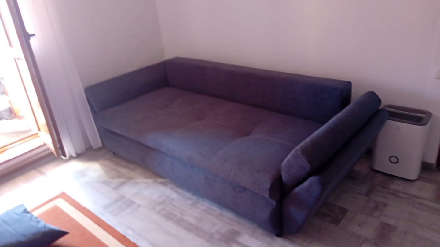 Customer photo review of Canapea extensibilă dumonde cu ladă de depozitare si sezut confortabil din spuma HR, Loana Enjoy Antracit 250x100 cm