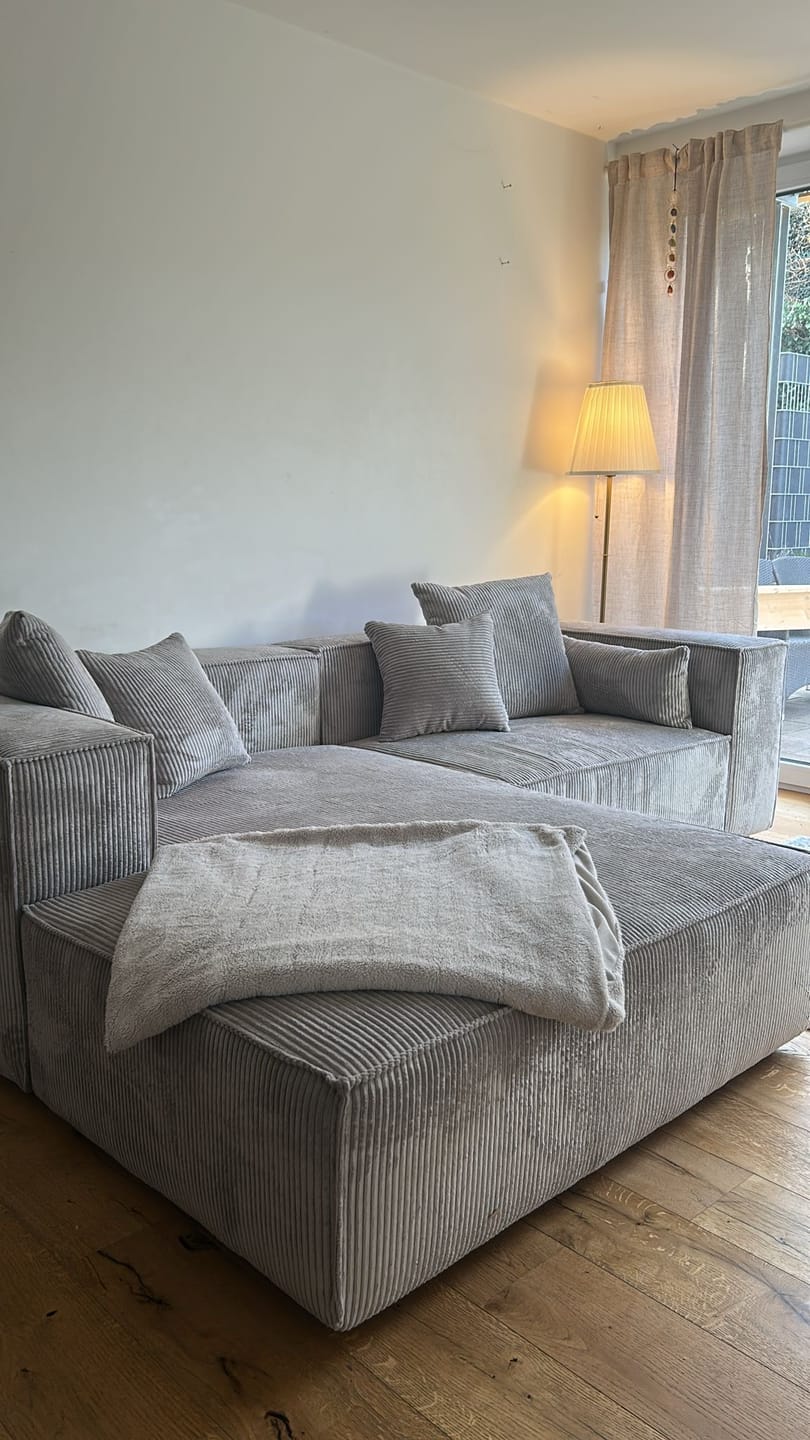 Customer photo review of Modulares L Ecksofa (klein) Sewilla