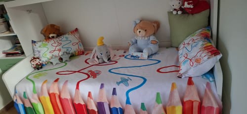 Customer photo review of Copriletto Estivo, Coperta Leggera, Lenzuola Copriletto Matite