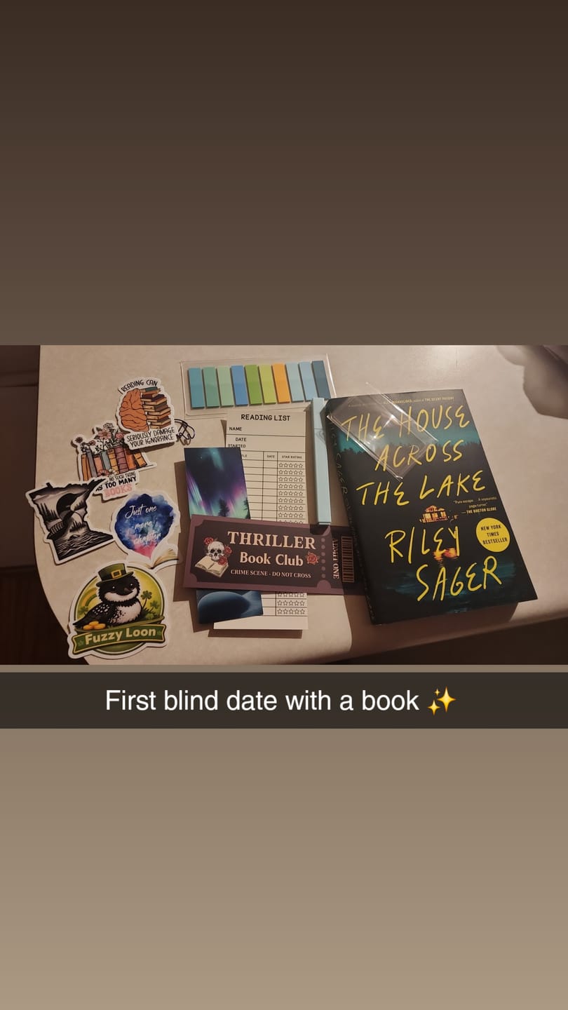 Customer photo review of Blind Date With A NEW Book