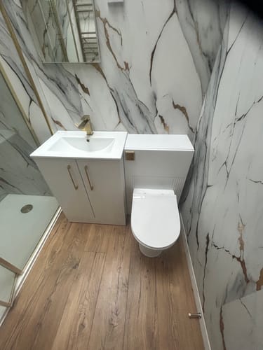Customer photo review of Deco Square 1100mm Combination Packs - Satin White