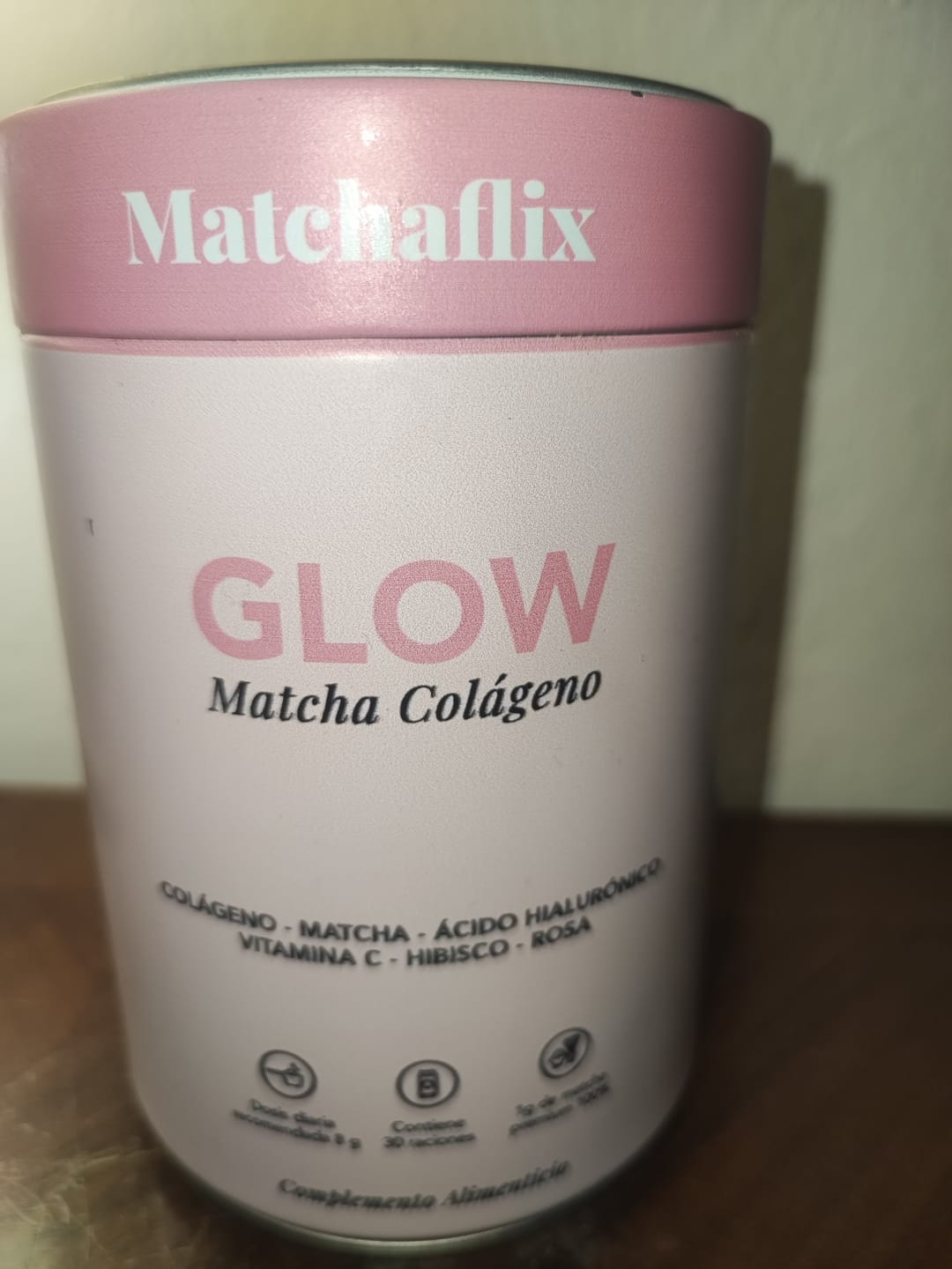 Customer photo review of Té Matcha con Colágeno