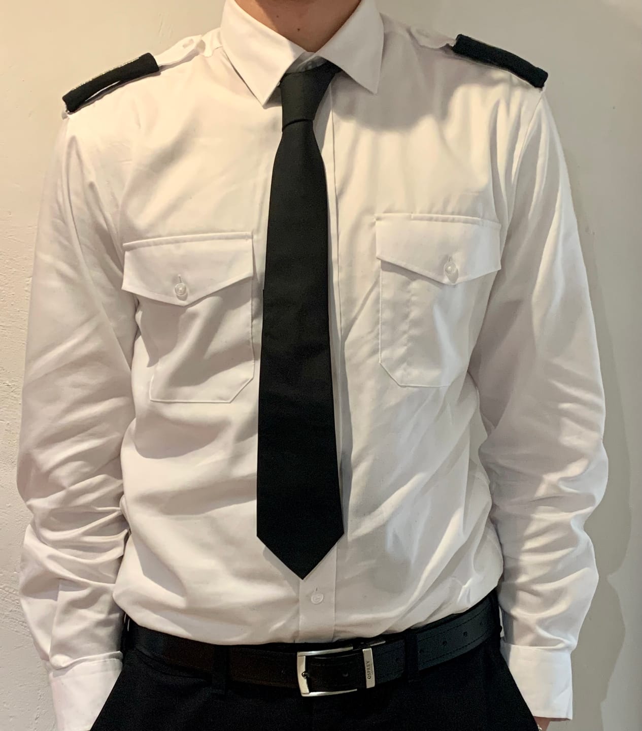 Customer photo review of Milo Non-Iron Pilot Shirt