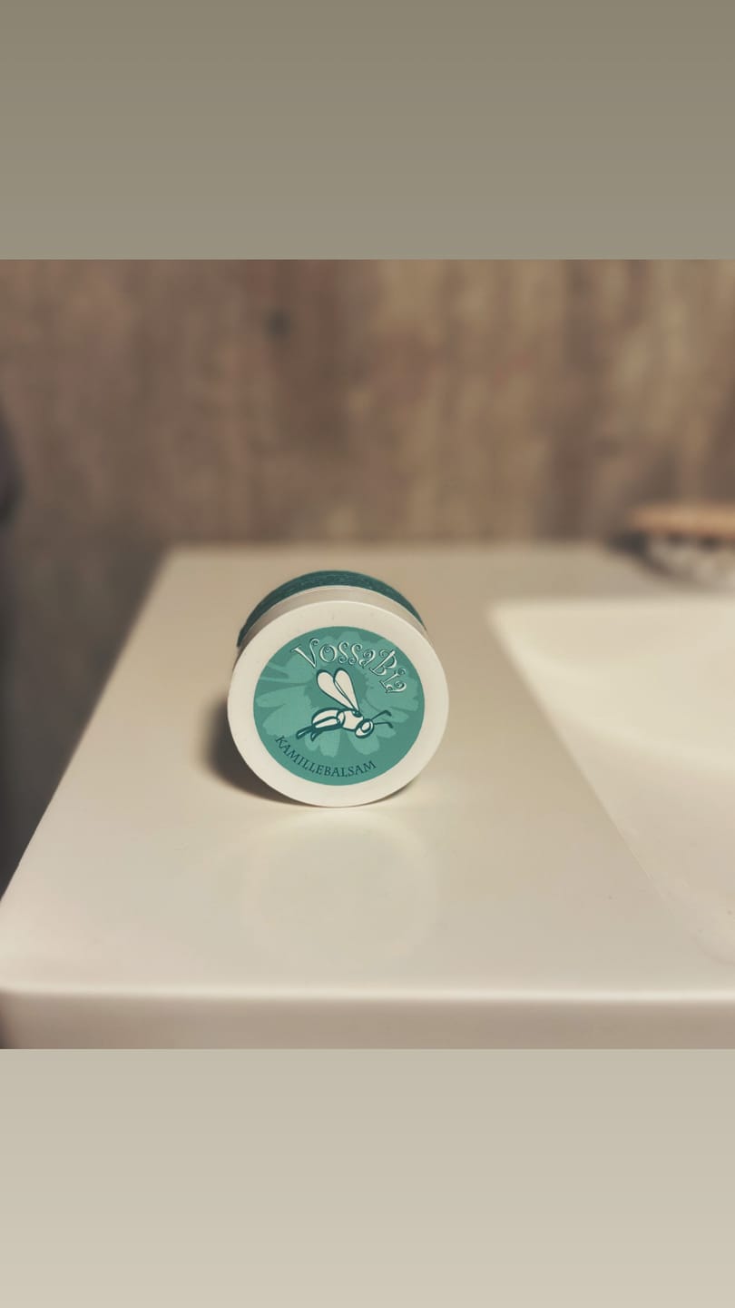 Reseña fotográfica de un cliente sobre el bálsamo de manzanilla