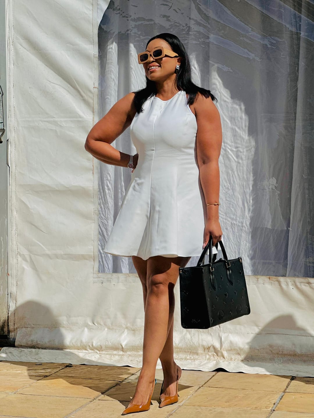 Customer photo review of The Carryall Icon Tote