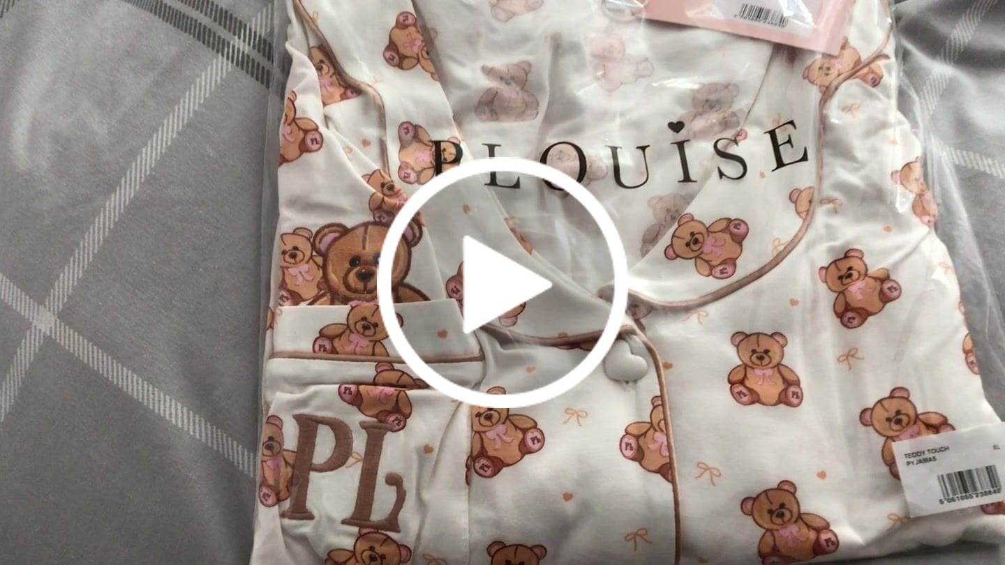Customer video review of Women's Teddy Bear Pyjamas