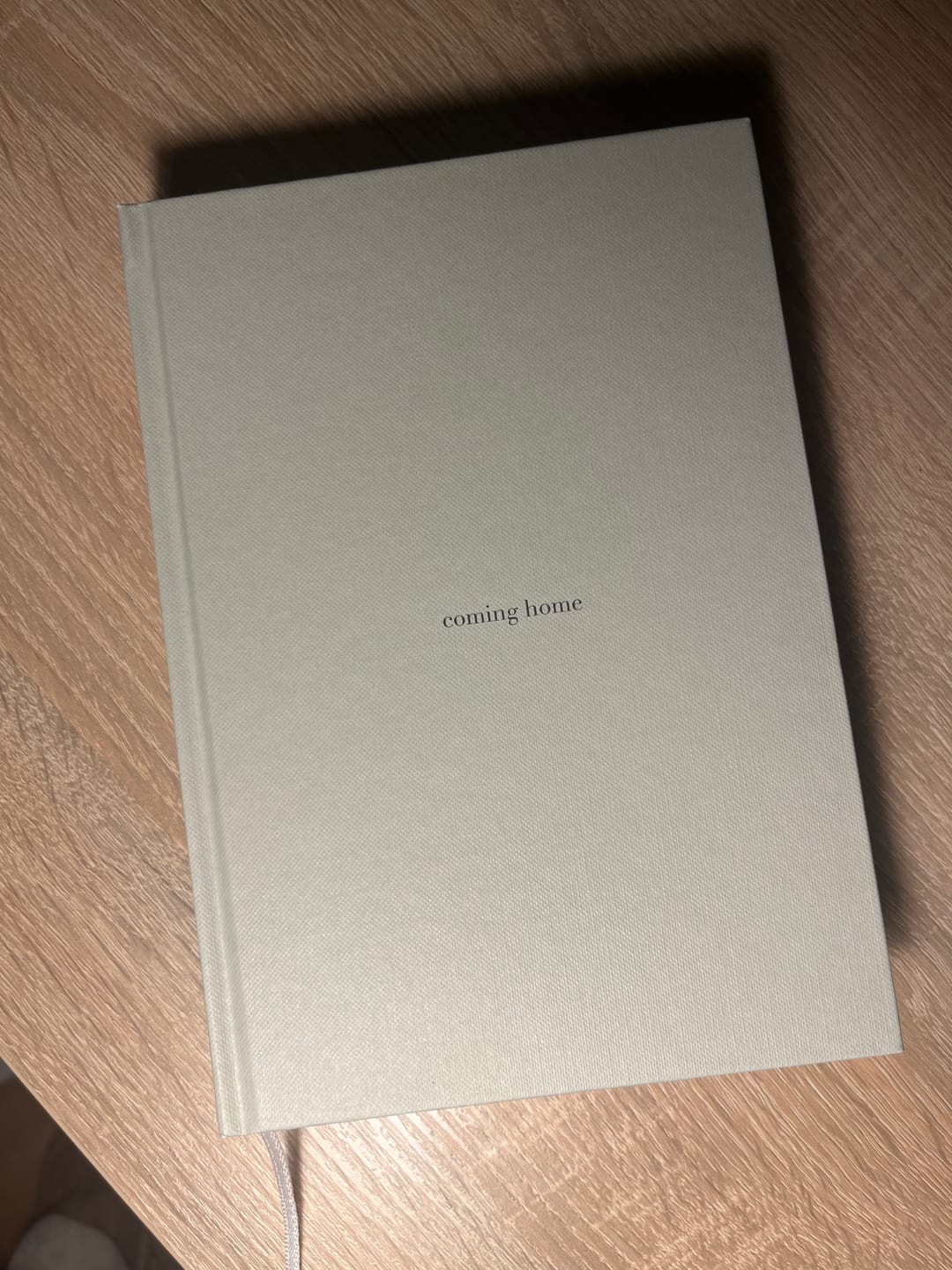 Customer photo review of "coming home" Journal