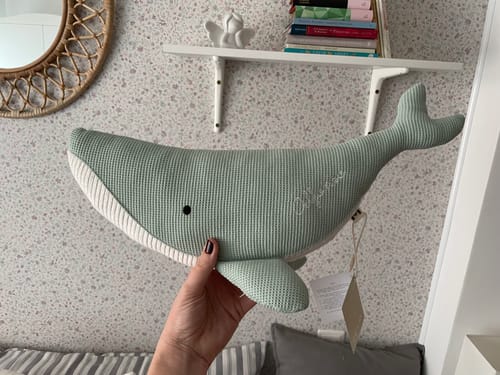 Customer photo review of Peluche Ballena Susi menta nombre Alfonso