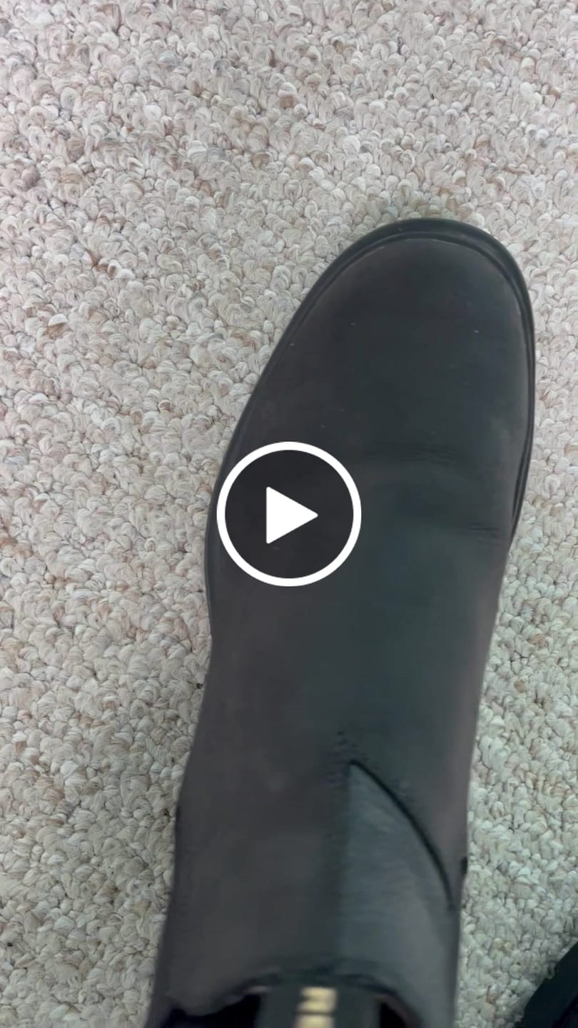 Customer video review of Botín Original 2 Negro Rústico Hombre