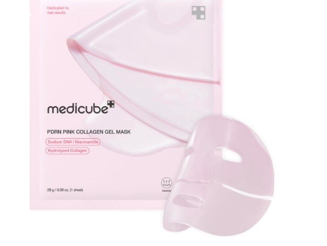 Customer photo review of Salmon PDRN Pink Collagen Jelly Gel Mask