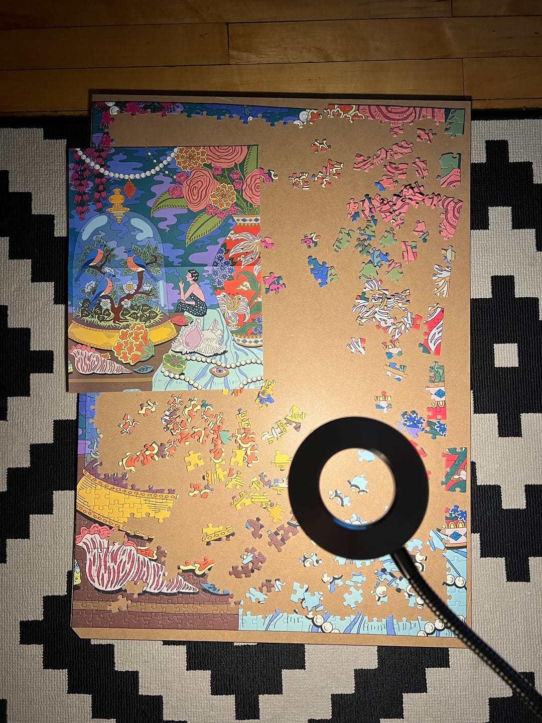 Customer photo review of Sunday Morning | 1000 Piece Puzzle