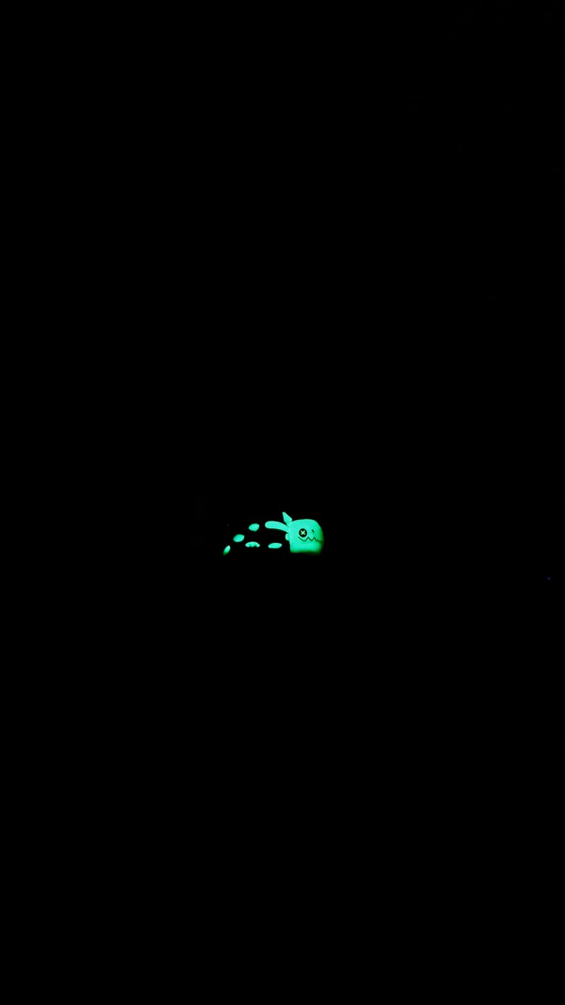 Customer photo review of Rain World - Glowing Blue Lizard Plush