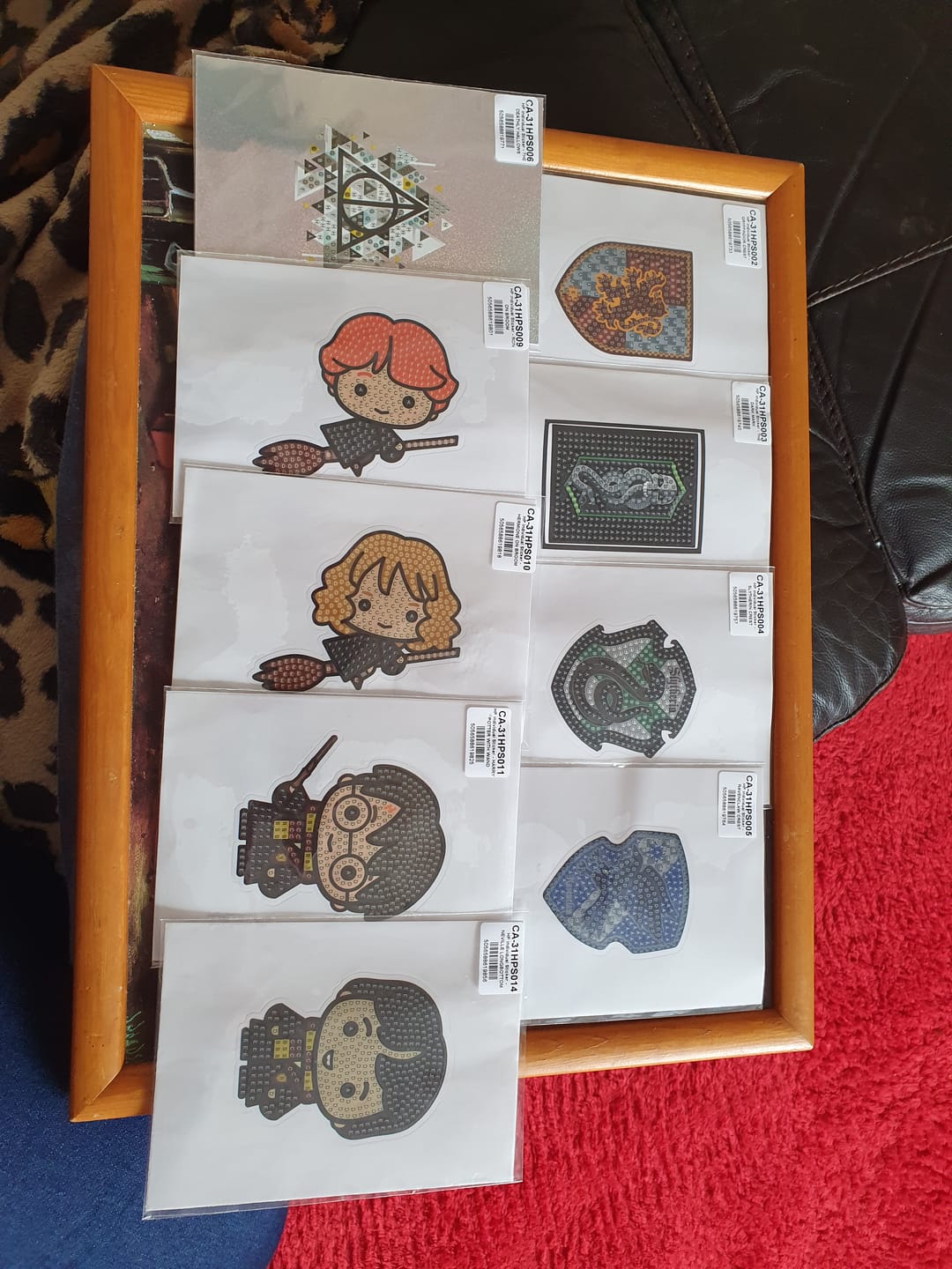 Customer photo review of Harry Potter Crystal Art Stickers 001-050