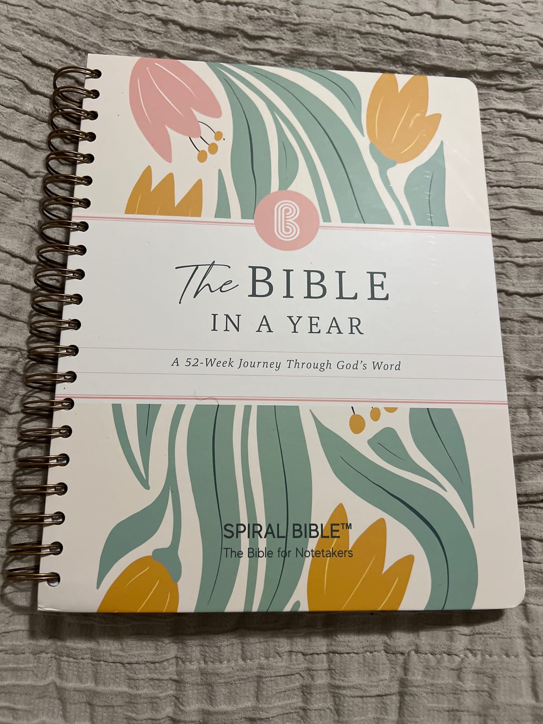 Customer photo review of The Bible In A Year: A 52-Week Journey Through God's Word