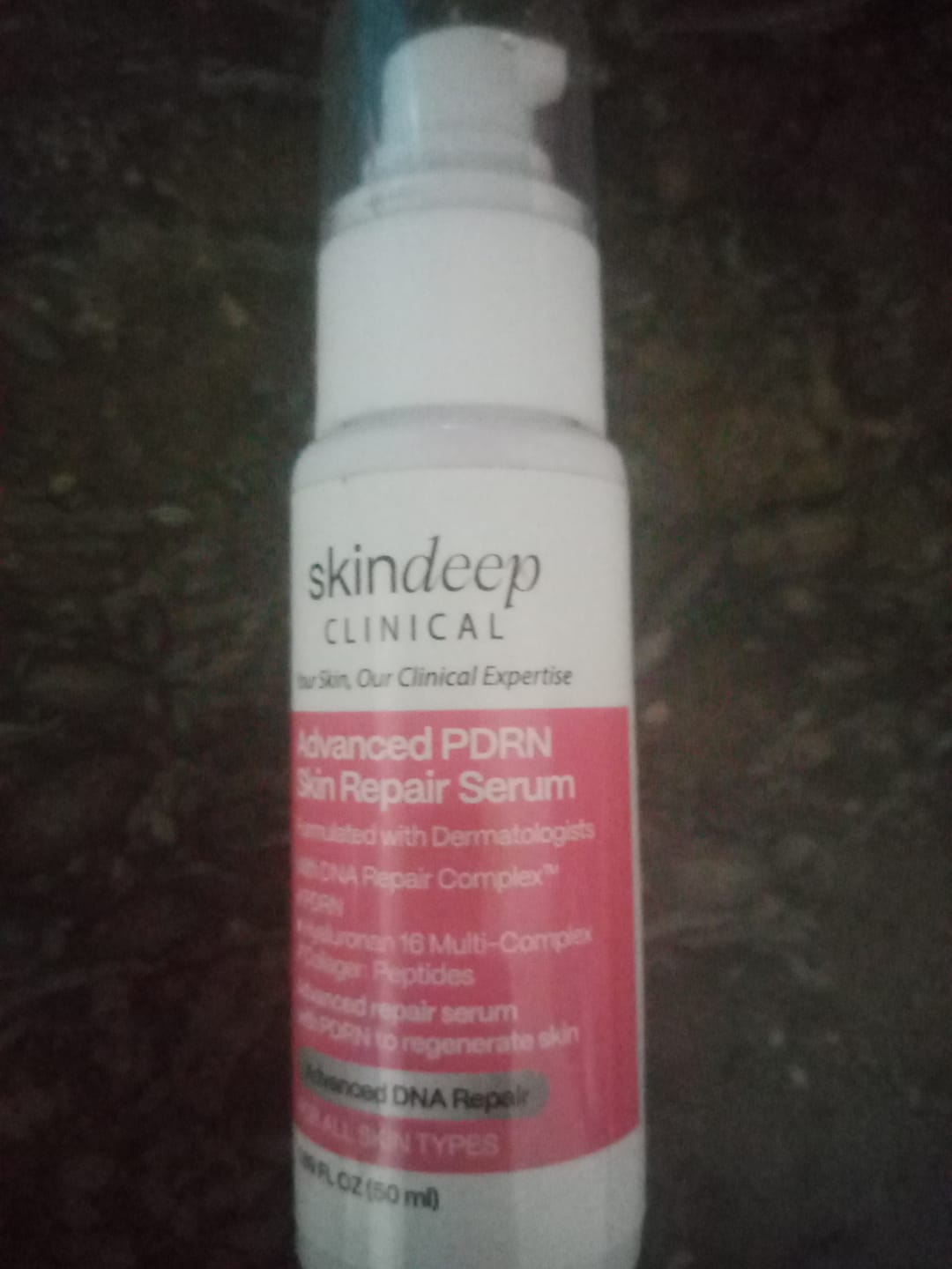Customer photo review of Advanced PDRN Skin Repair Serum