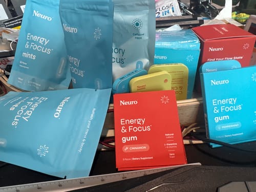 Customer photo review of Energy & Focus Gum
