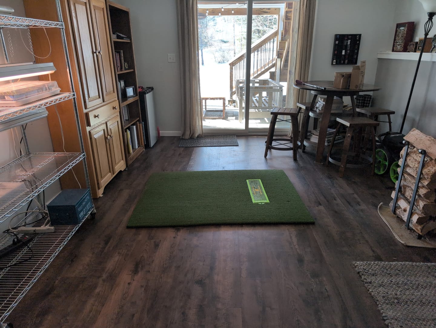 Customer photo review of Divot Board Turf Mat 4x5 - Bundle