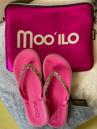 Customer photo review of Flip-Flop / Anna Metallic - Magenta-Pink