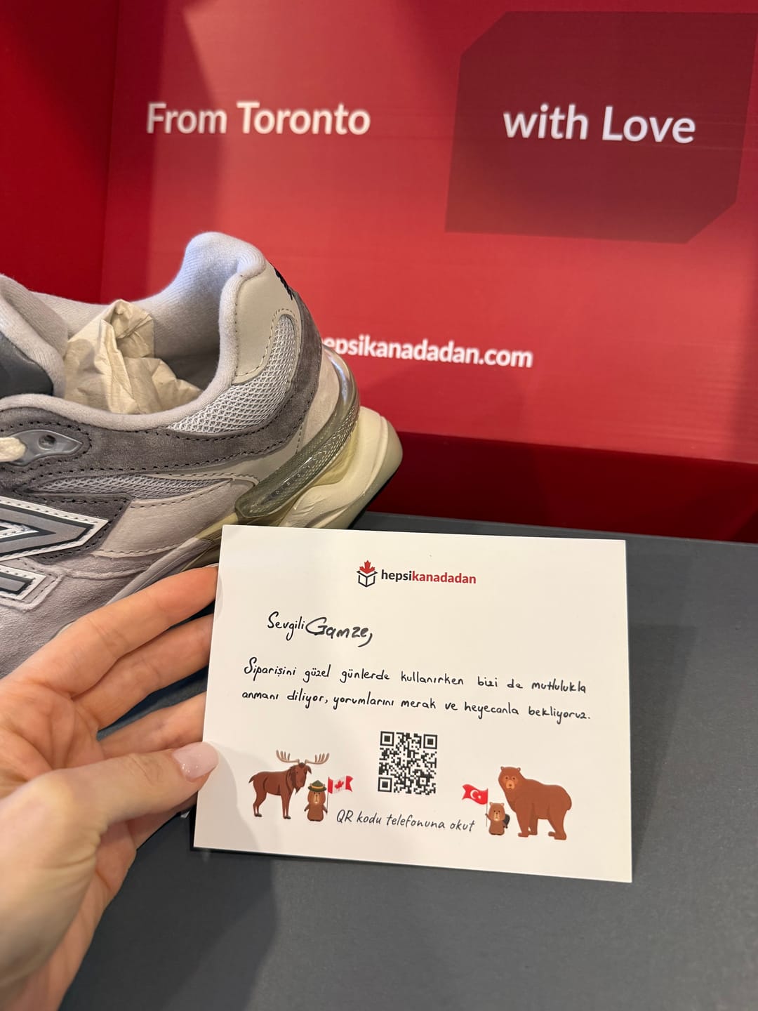 Customer photo review of New Balance 9060 Grey U9060GRY - Hemen Kargoda