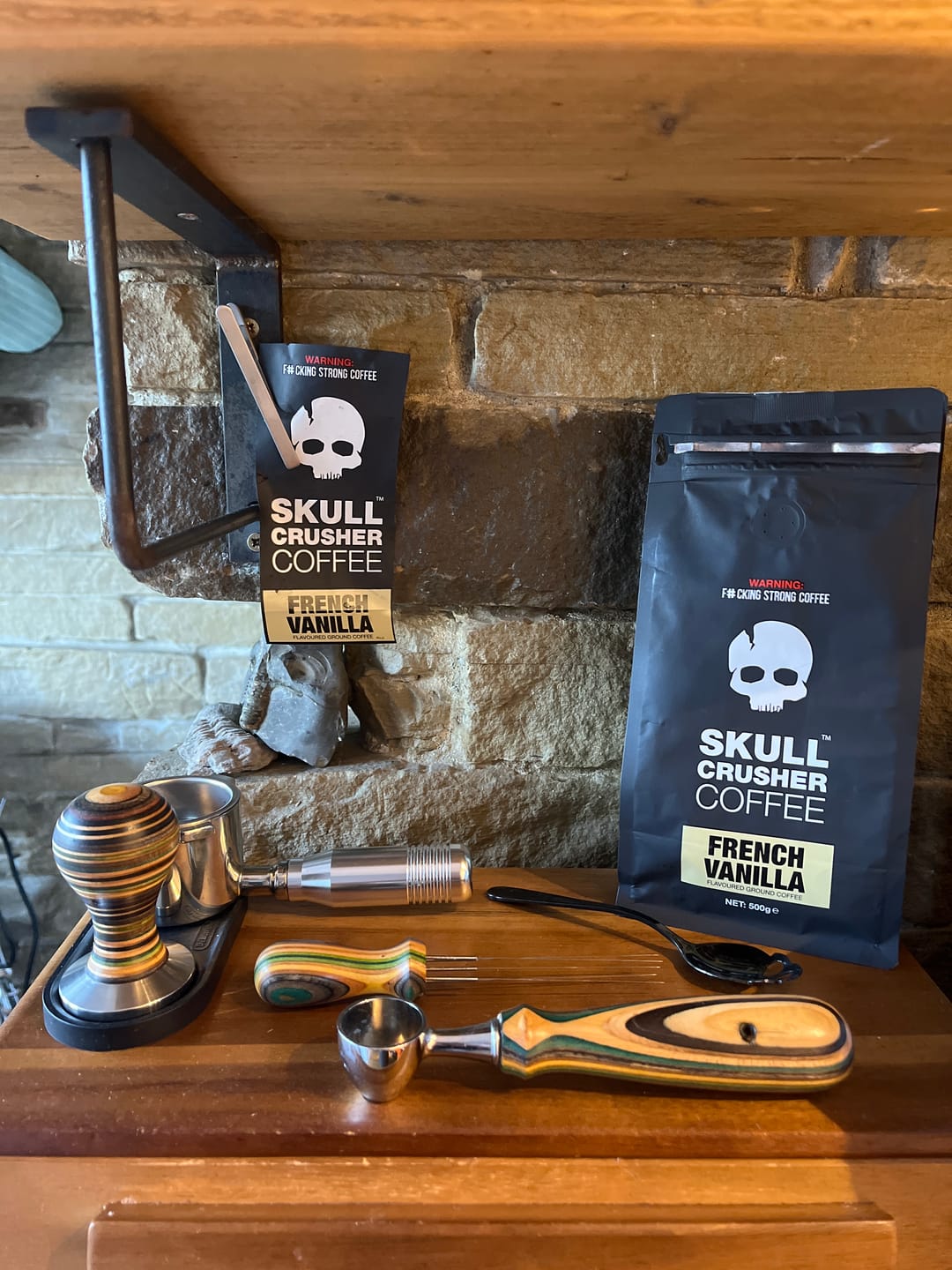 Customer photo review of Skull Crusher Coffee - French Vanilla