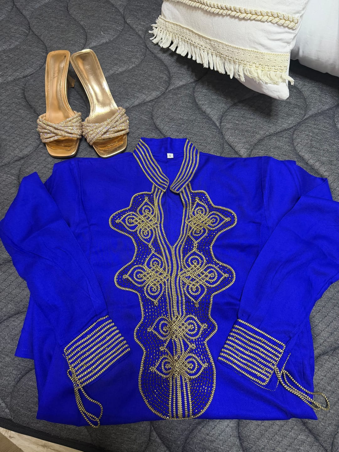 Customer photo review of Nafissa – Moroccan Pearls Caftan