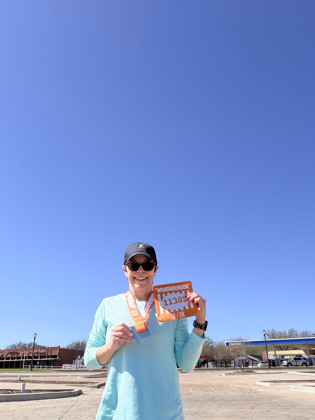 Customer photo review of WhataRun 5K/10K Sponsored by Whataburger