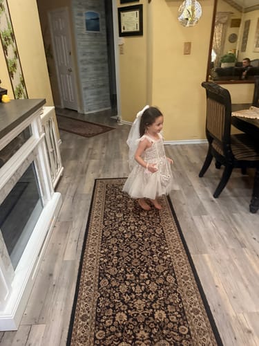 Customer photo review of First Communion Dresses Baby Birthday Princess Dress Children's Party Dress