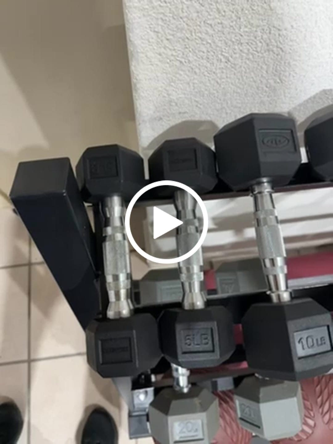 Customer video review of Mancuerna Hexagonal 5 a 100 lb IRONSIDE (unidad)