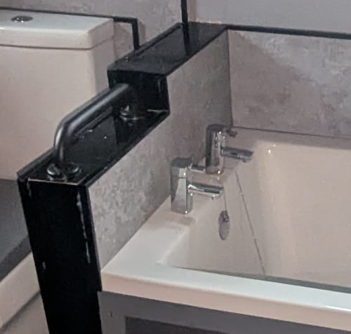 Customer photo review of Aquadart Holborn Basin taps 2 Tap-Hole - Chrome