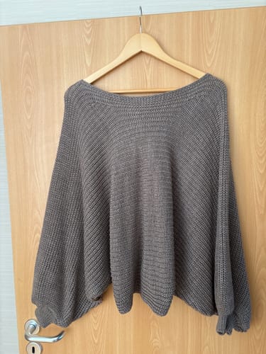 Customer photo review of Schleifen Strick Pullover - Coffee